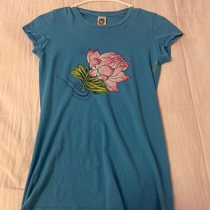 Vintage Blue Ed Hardy Short Sleeve Tee